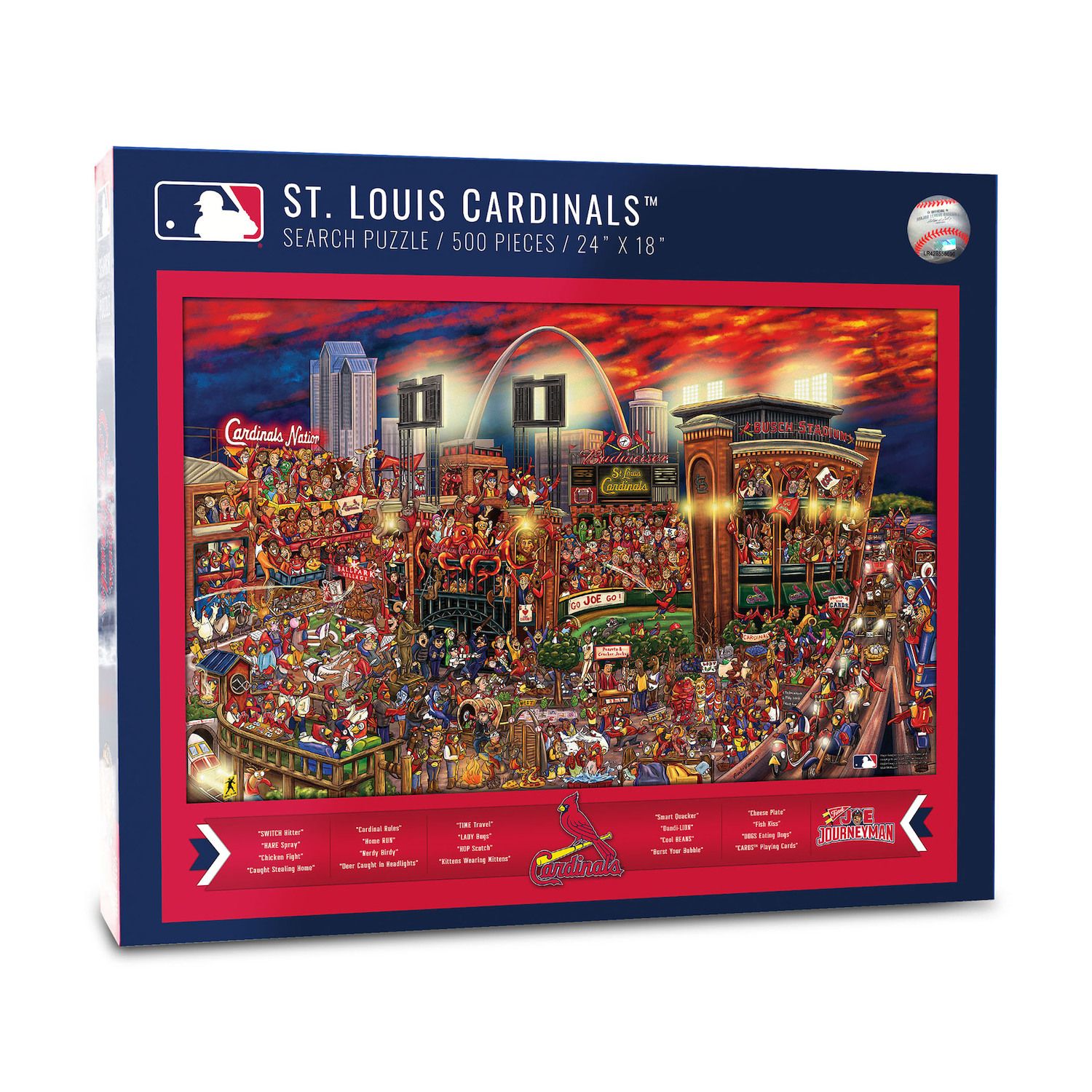 You The Fan St. Louis Cardinals Gameday In The Dog House Puzzle
