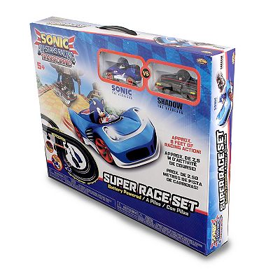 NKOK Sonic The Hedgehog (Sonic & Shadow) Remote Control Car Race Track