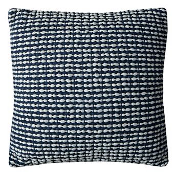 Rizzy Home Textured Stripe Woven Throw Pillow