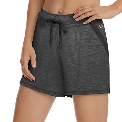 women's champion fleece shorts