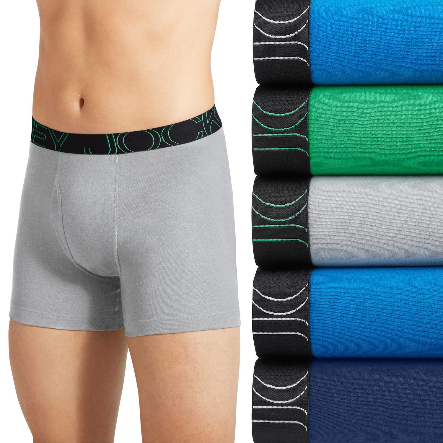 jockey active blend knit boxer