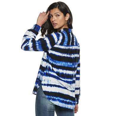 Women's Rock & Republic® Drapey Roll Cuff Shirt