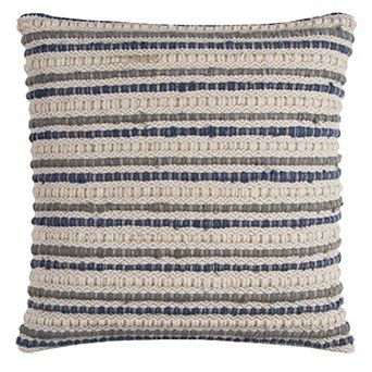 Rizzy Home Stripe Textured Throw Pillow