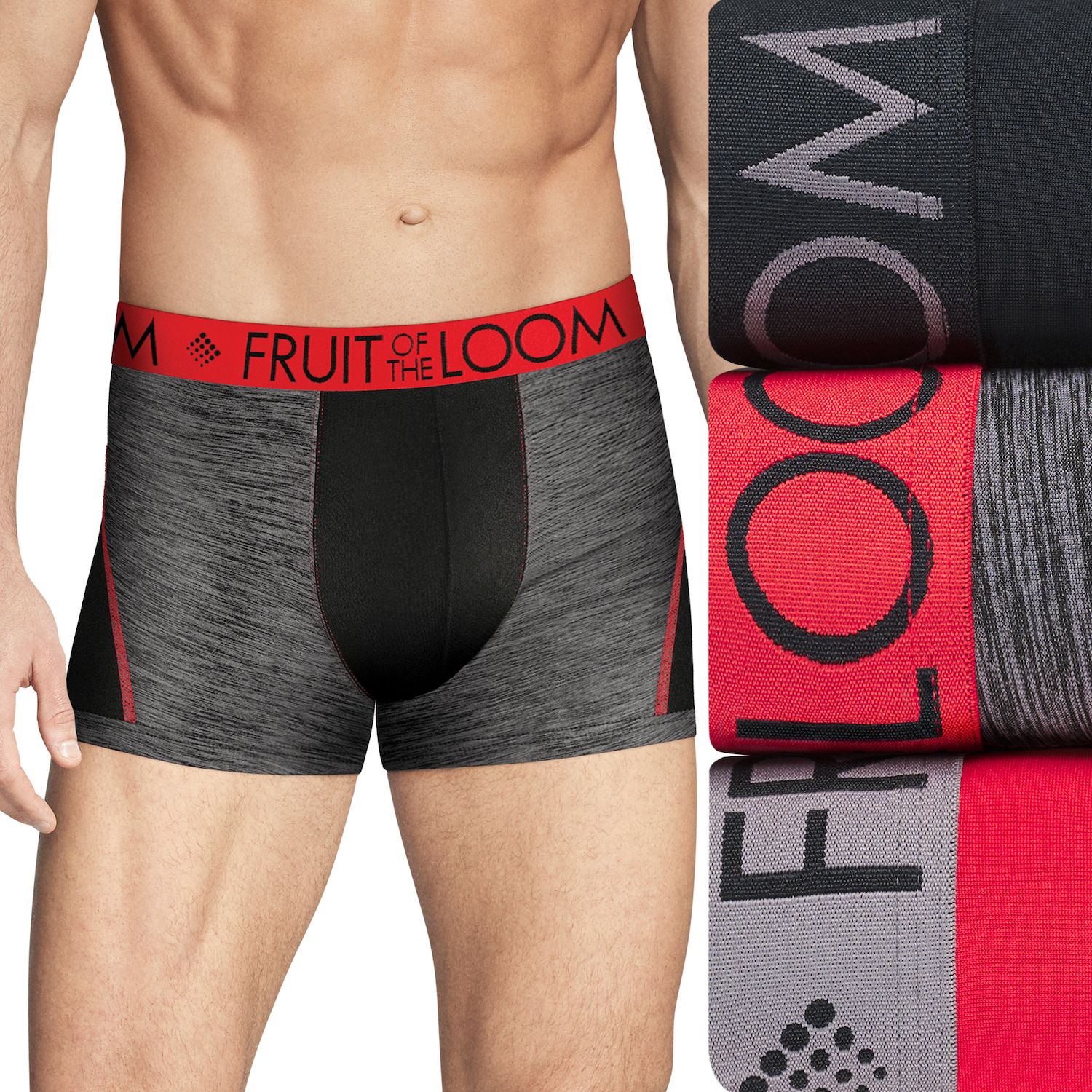 fruit of the loom short leg boxer briefs breathable