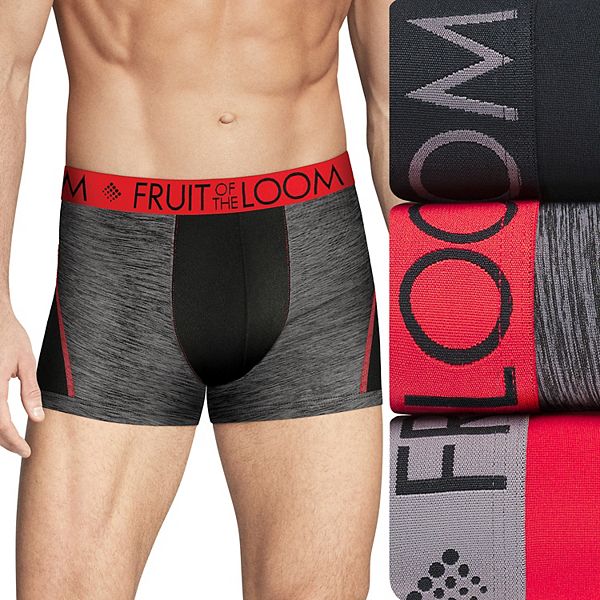 Men's Fruit of the Loom® Signature Performance Short Leg Boxer Brief  (3-pack)