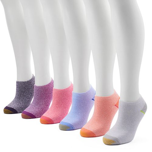 Women's GOLDTOE® 6-Pack Cushion Liner No-Show Socks