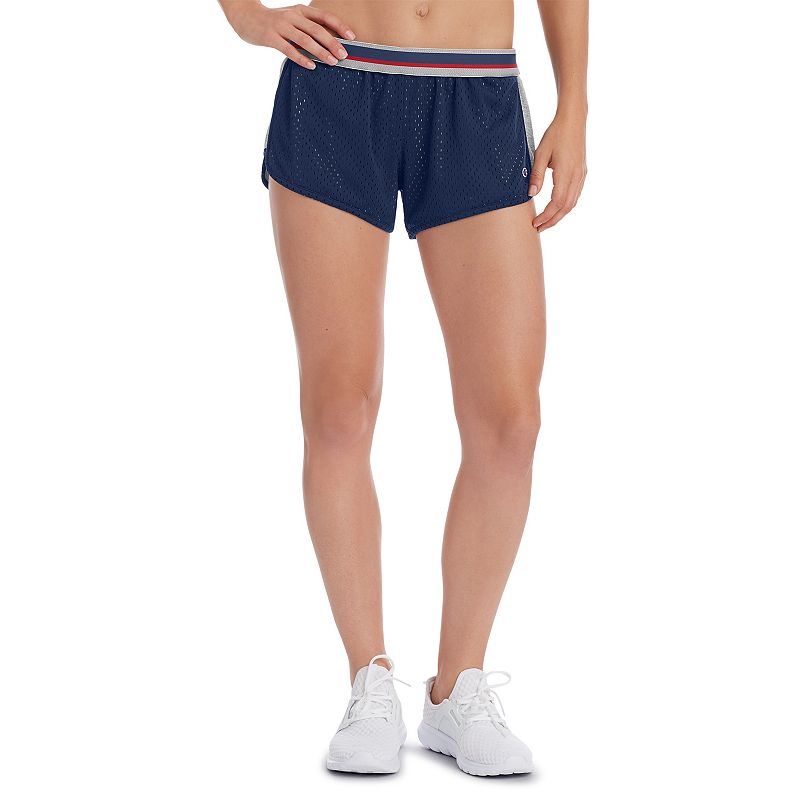 UPC 738994377647 product image for Women's Champion Reversible Mesh Jersey Shorts, Size: Medium, Dark Blue | upcitemdb.com