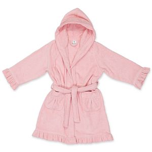 Kids Linum Home Textiles Terry Ruffled Hooded Bathrobe