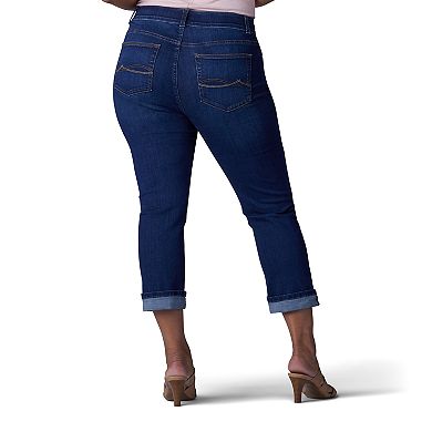 Plus Size Lee Total Freedom Kilee Capri Jeans