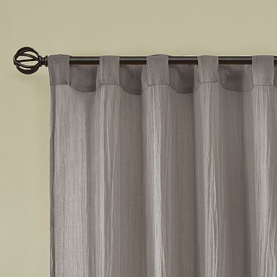 Madison Park 2-pack Kaylee Solid Crushed Window Curtains