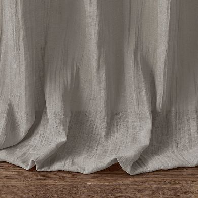 Madison Park 2-pack Kaylee Solid Crushed Window Curtains