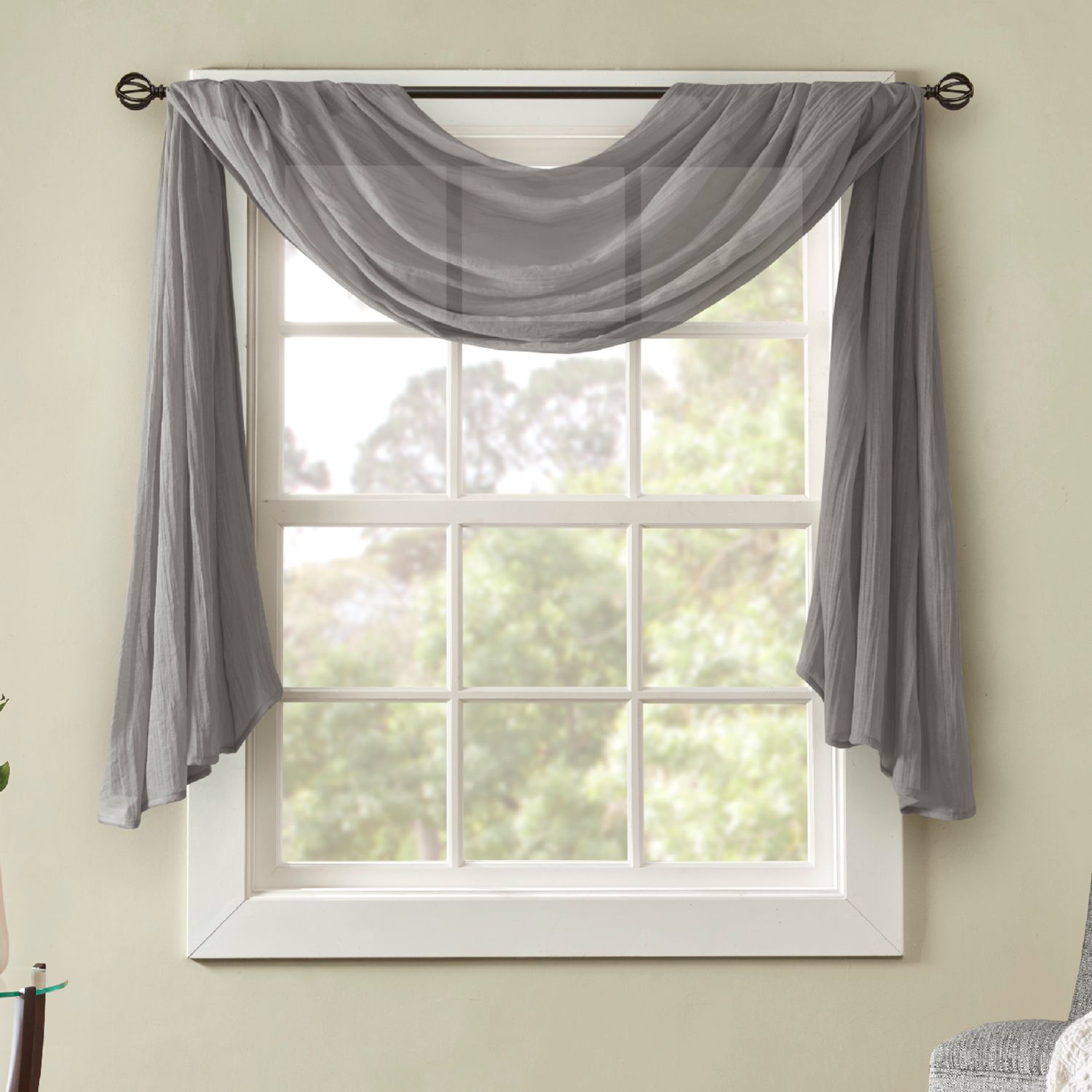 sheer scarf window treatments