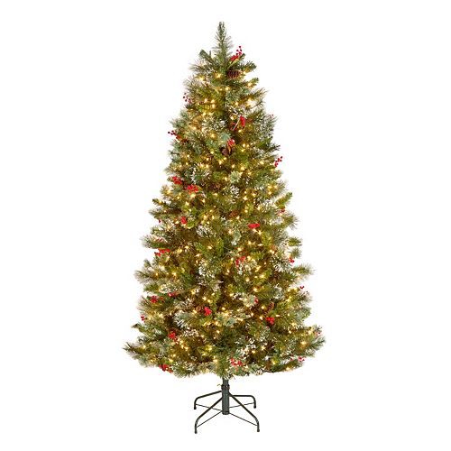 National Tree Company 6.5ft. PreLit Wintry Pine Artificial Christmas Tree