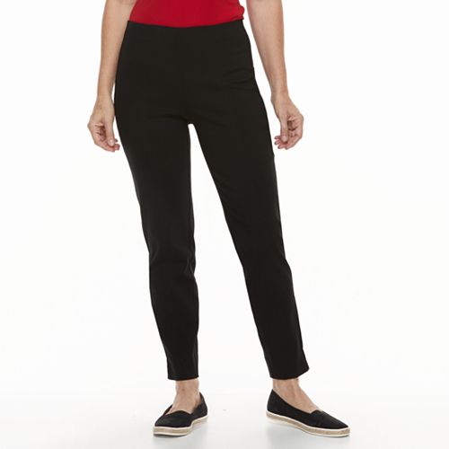 Women's Croft & Barrow® Polished PullOn Ankle Pants