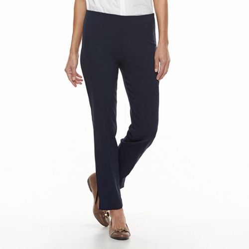 Women's Croft & Barrow® Polished PullOn Ankle Pants