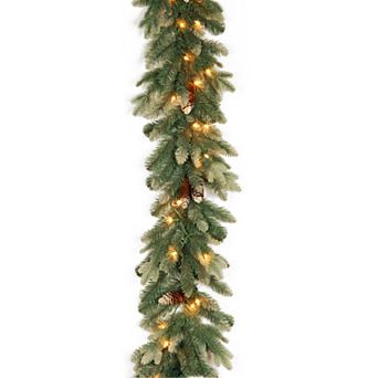 National Tree Company 9-ft. Pre-Lit Copenhagen Spruce Artificial Christmas Garland