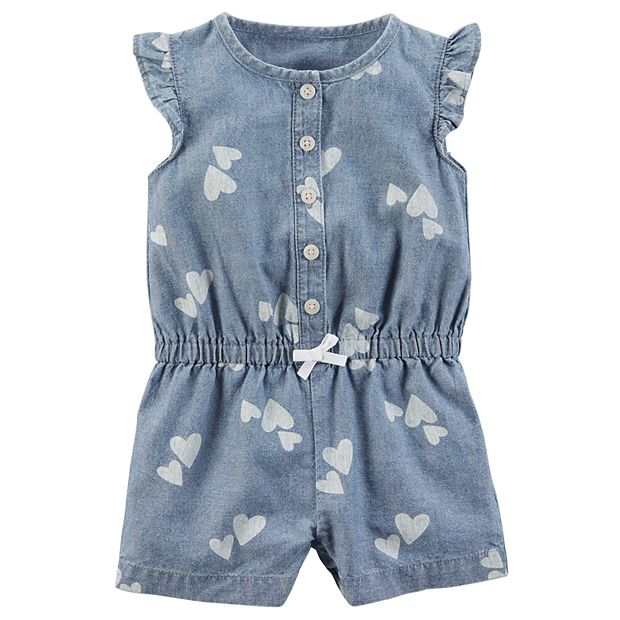 Baby girl chambray outlet romper