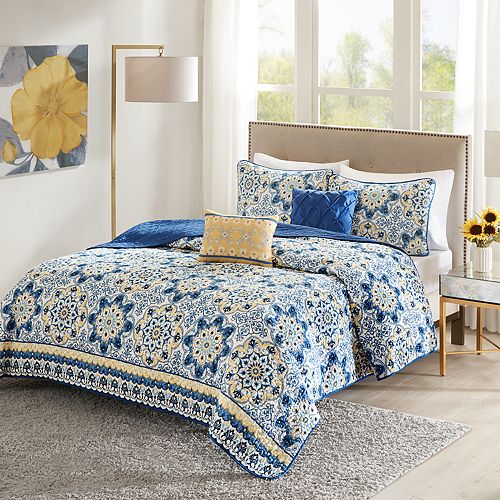 Madison Park Naples 5piece Quilt Set