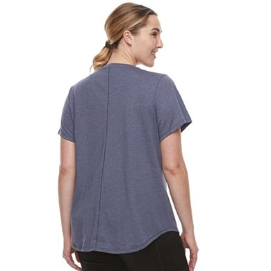 Plus Size Tek Gear® Essential Short Sleeve V-Neck Tee