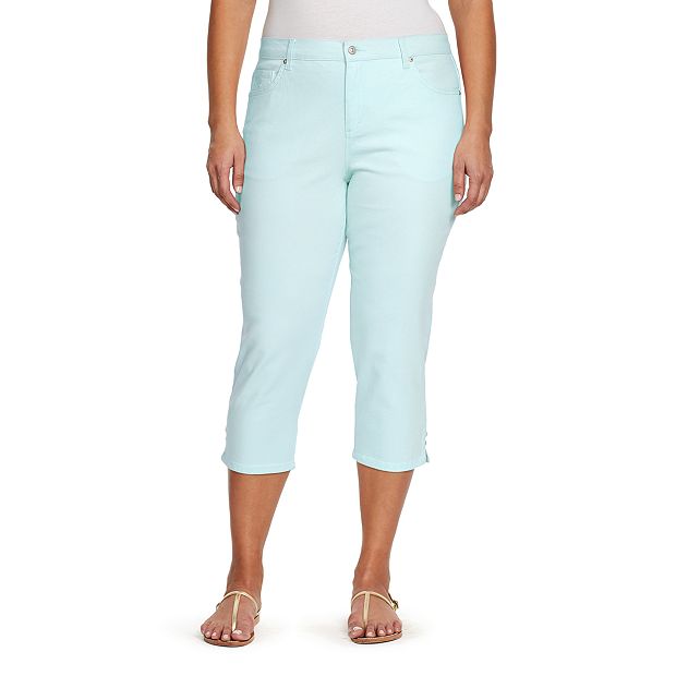 Kohls womens plus on sale capris