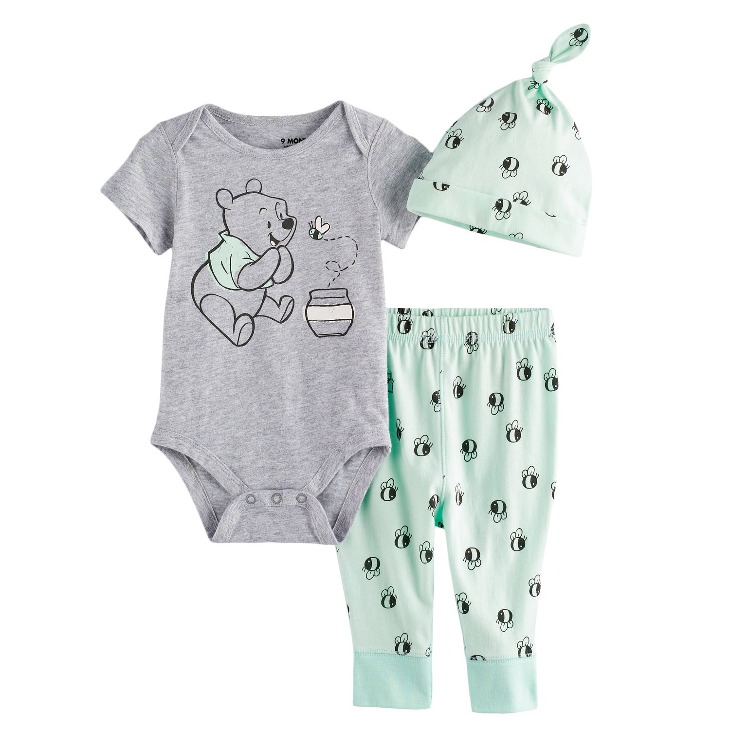 winnie the pooh baby clothes set