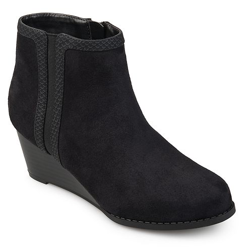 Journee Collection Padme Women's Wedge Ankle Boots