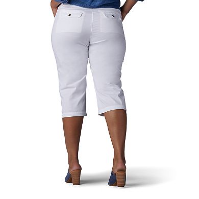 Plus Size Lee Lyric Twill Skimmer Capris