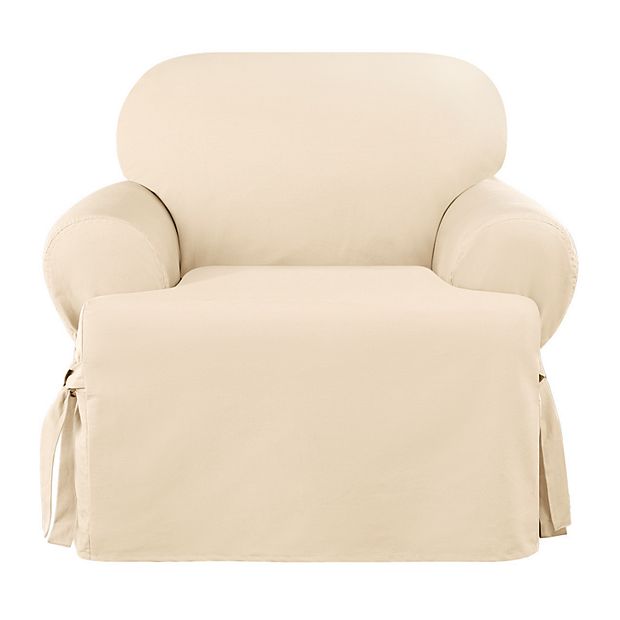 Sure Fit Sailcloth T Cushion Chair Slipcover