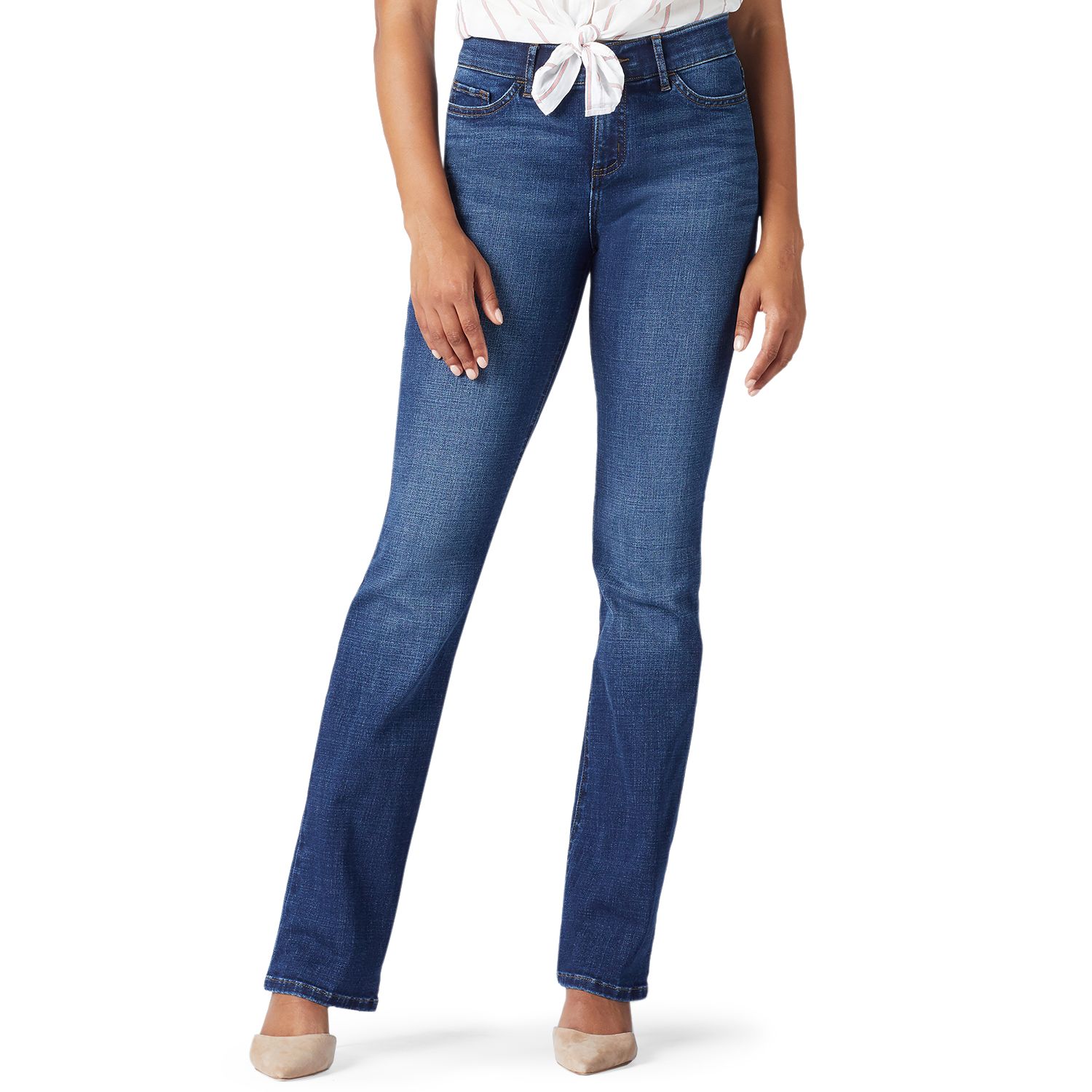 lee mid rise bootcut jeans petite