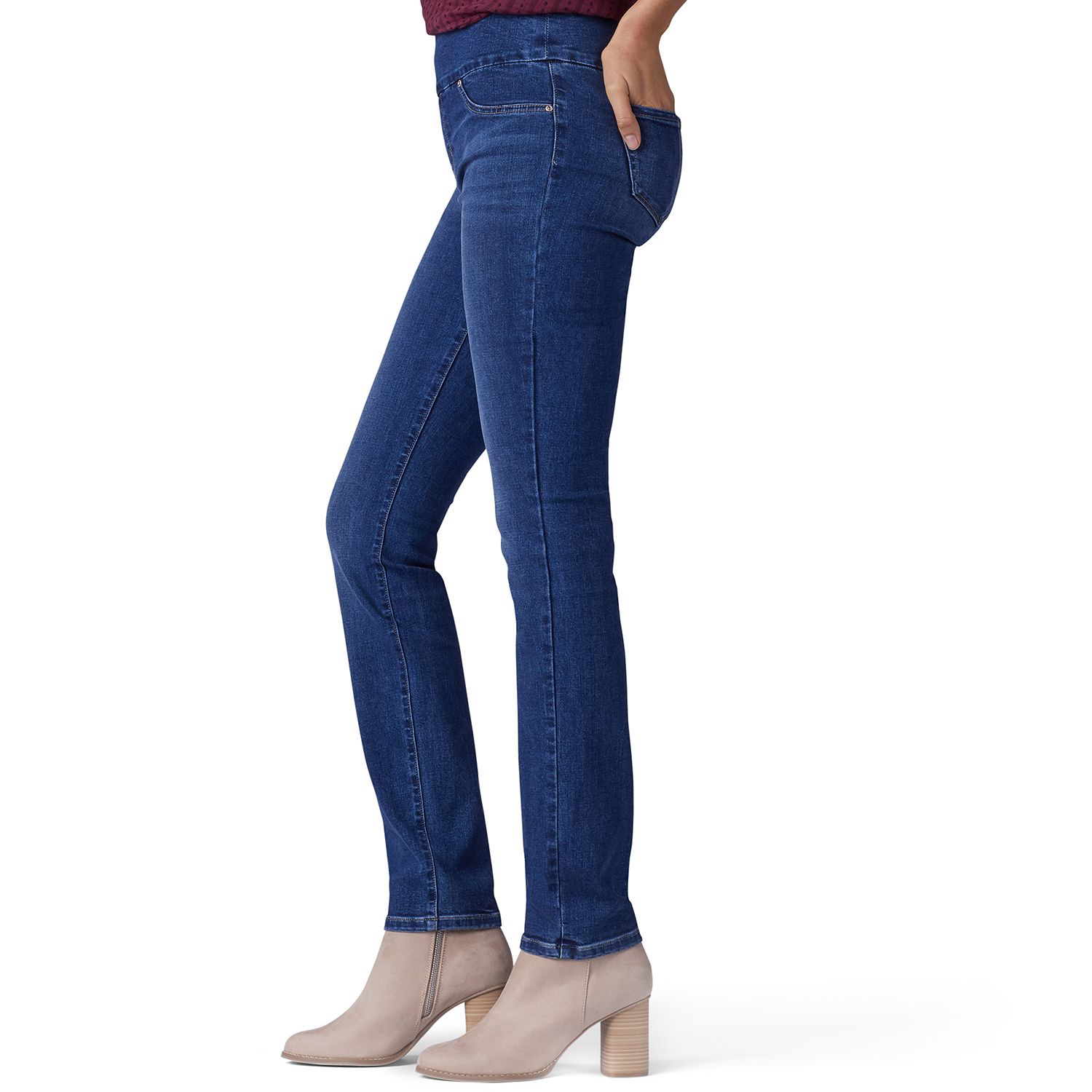 kohls lee pull on jeans