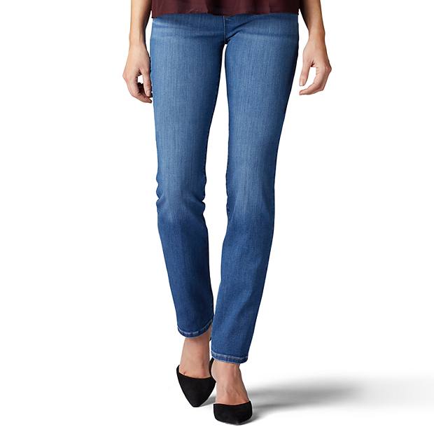 Lee Womens Sculpting Fit Slim Leg Pull on Jeans : : Clothing,  Shoes & Accessories