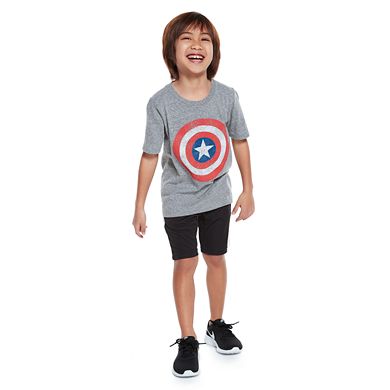 Boys 4-10 Jumping Beans® Active Side Striped Shorts