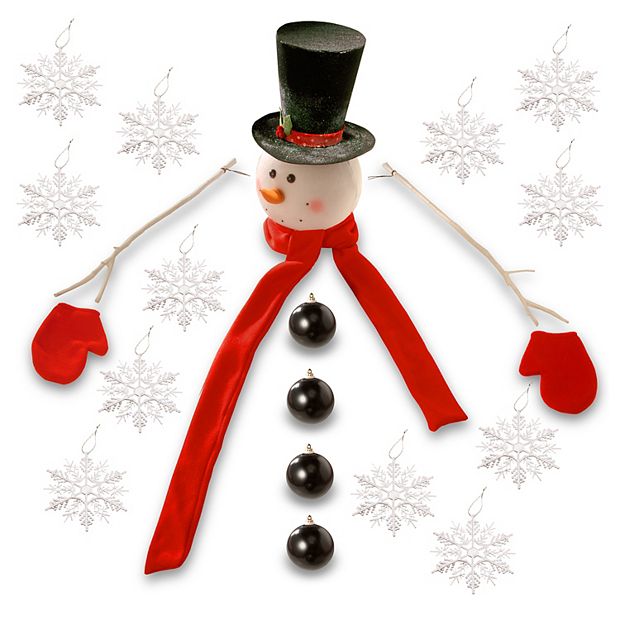 christmas trees pendant Christmas Snowman Making Kit Snowman Dress Up Set