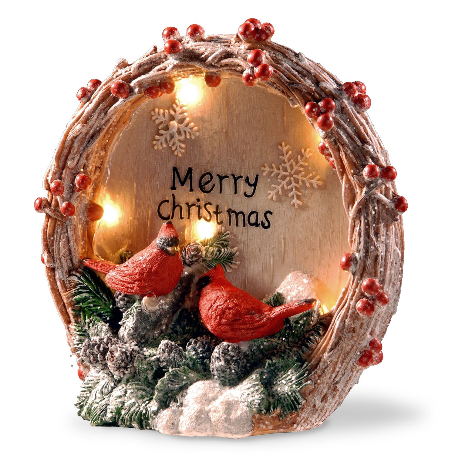 National Tree Company Light Up Cardinal Table Christmas Decor