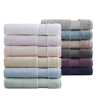 Madison Park Signature 6-Piece Oversized Turkish Cotton Bath Towel Set