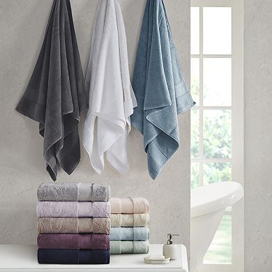 Madison Park Signature 6-Piece Oversized Turkish Cotton Bath Towel Set