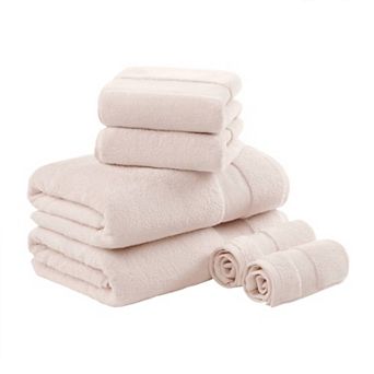 Madison Park Signature 6 pc Oversized Turkish Cotton Bath Towel Set