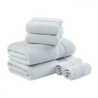 Madison Park Signature 6 pc Oversized Turkish Cotton Bath Towel Set