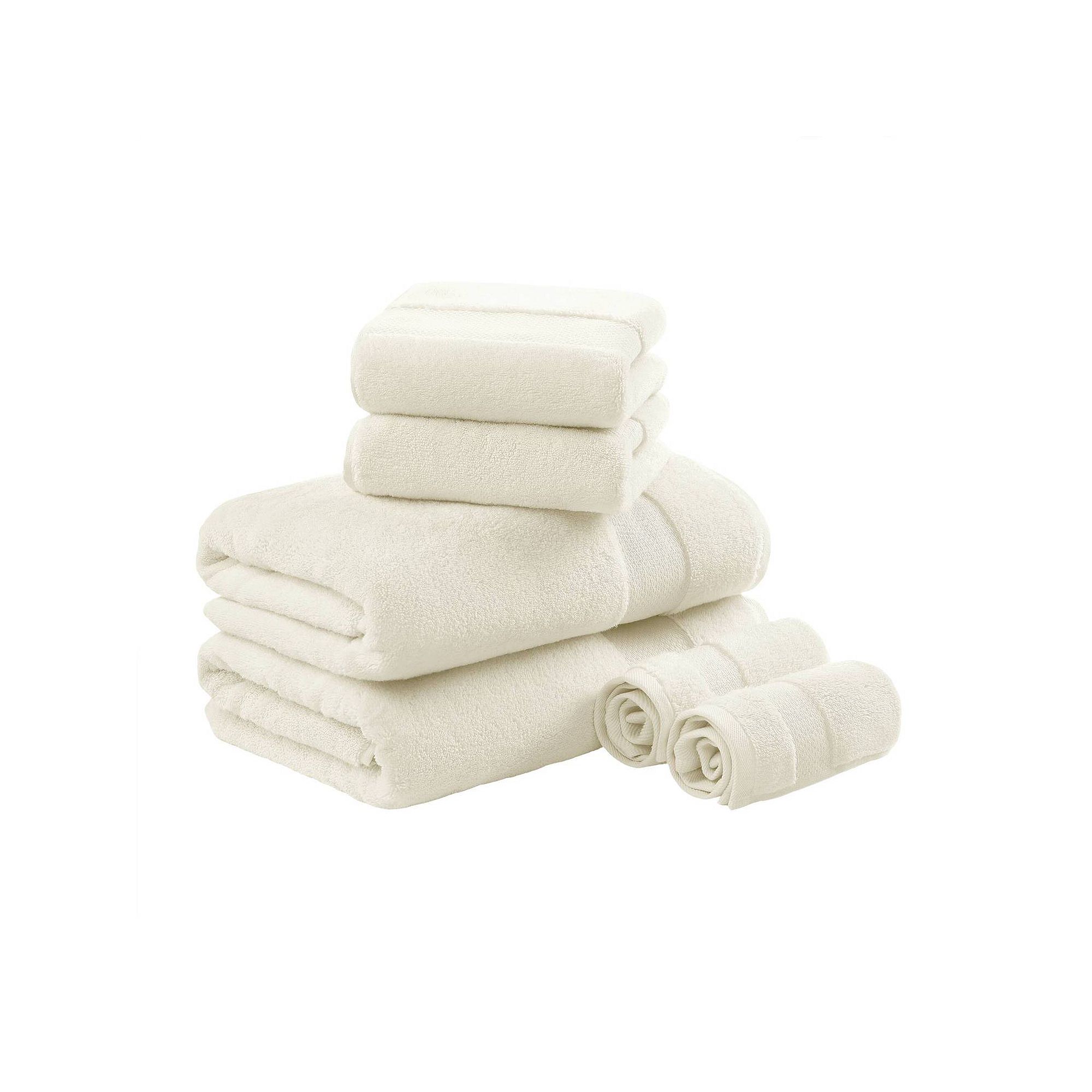 Madison Park Signature 6-Piece Oversized Turkish Cotton Bath Towel Set, Nat