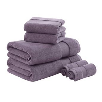 Madison Park Signature 6 pc Oversized Turkish Cotton Bath Towel Set