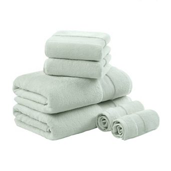 Madison Park Signature 6 pc Oversized Turkish Cotton Bath Towel Set