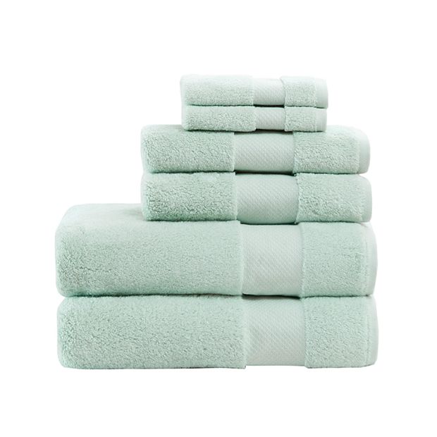 Madison Park Signature 6 Piece Turkish Cotton Bath Towel Set Natural