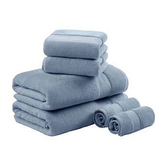 Madison Park Signature 6 pc Oversized Turkish Cotton Bath Towel Set