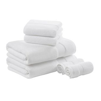 Madison Park Signature 6 pc Oversized Turkish Cotton Bath Towel Set