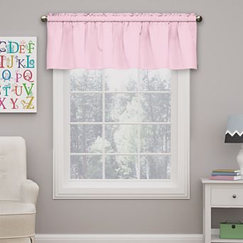 eclipse Kids Microfiber 1-Panel Blackout Window Valance