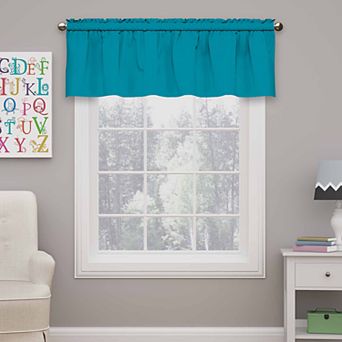eclipse Kids Microfiber 1-Panel Blackout Window Valance