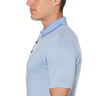 Big & Tall Grand Slam Off Course Regular-Fit Striped Performance Golf Polo