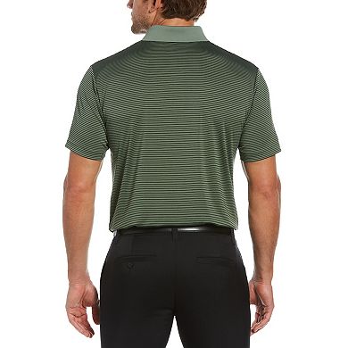 Big & Tall Grand Slam Off Course Regular-Fit Striped Performance Golf Polo