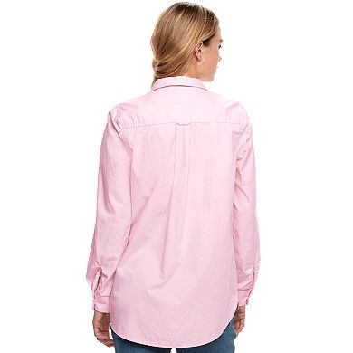 Women's Sonoma Goods For Life® Essential Poplin Shirt