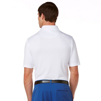 Men's Grand Slam Ottoman Textured Performance Polo